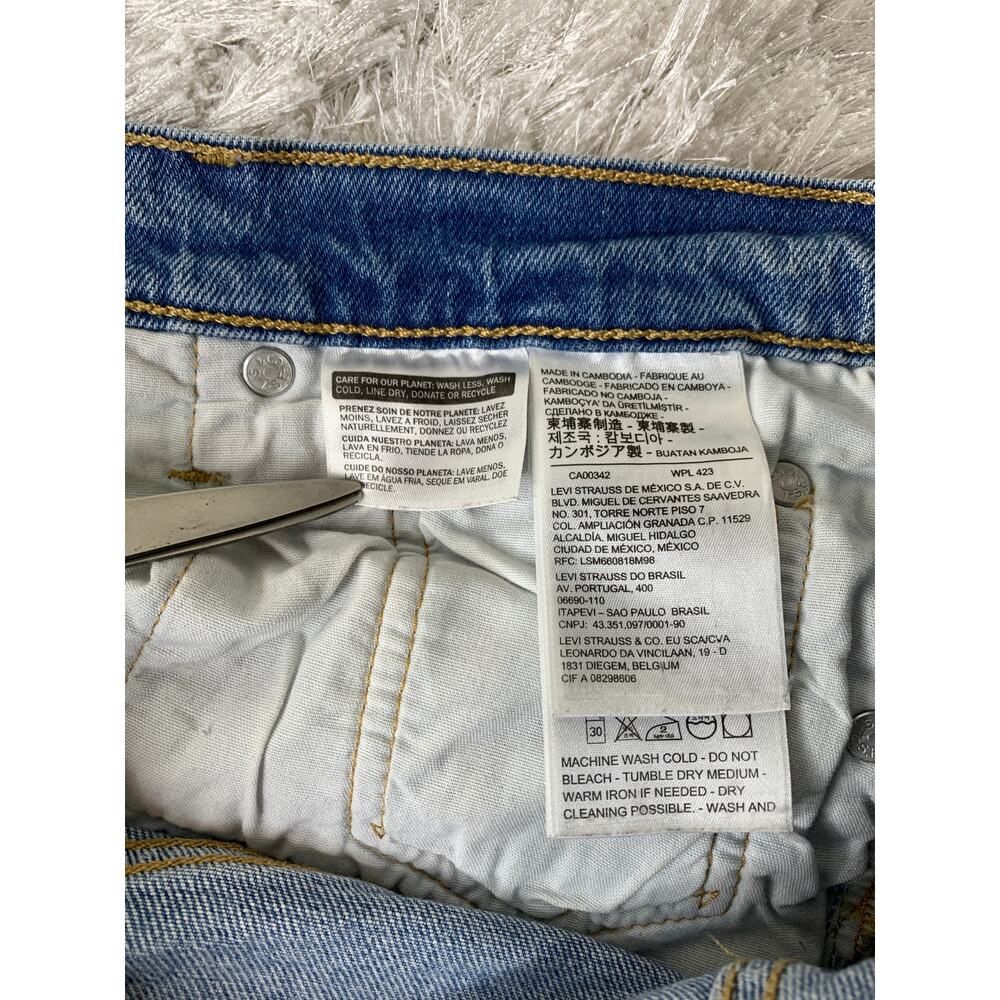 Levi's Premium 501 Slim Jeans Medium Wash Sz 26 x 28 - Picture 5 of 10